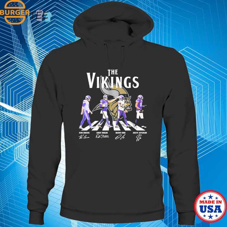 Official the Vingkings Abbey Road Kirk Cousins Adam Thielen Dalvin