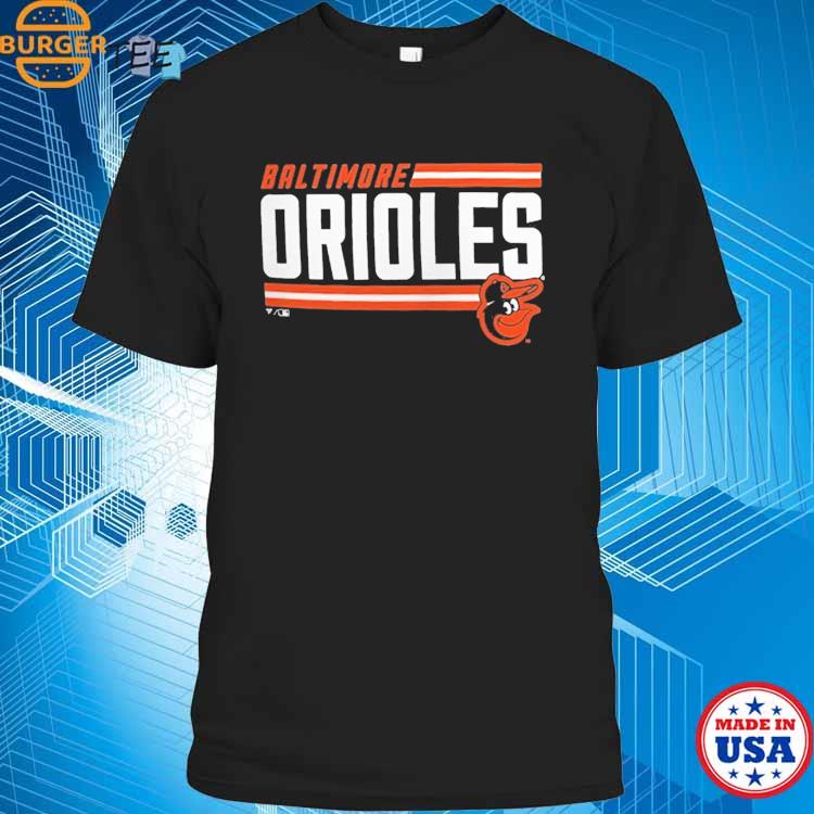 Baltimore Orioles Onside Stripe T-Shirt, hoodie, sweater, long