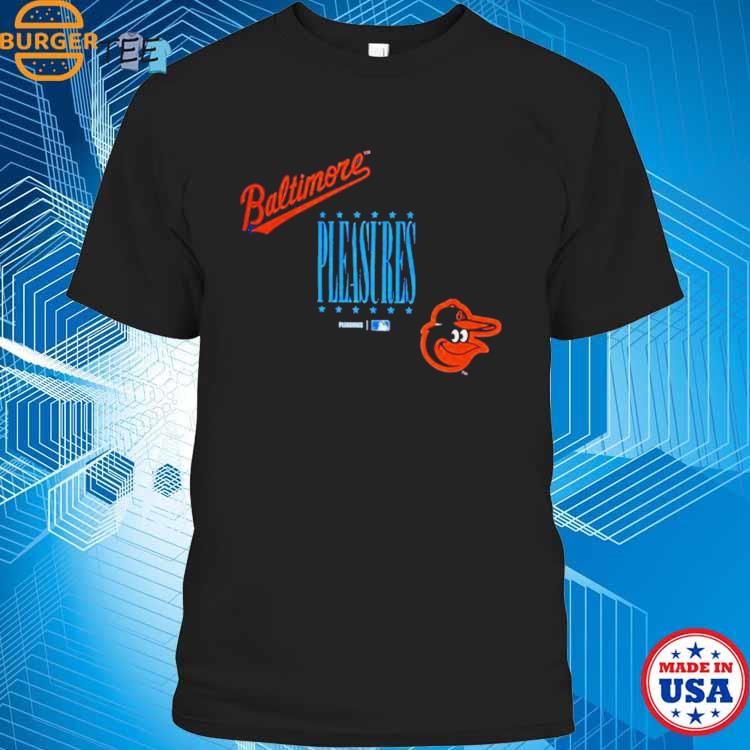 Official Baltimore Orioles PLEASURES Repurpose T-Shirt, hoodie