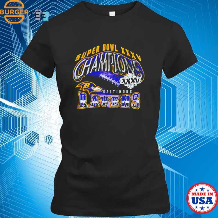 Super Bowl XXXV Champions Baltimore Ravens Shirt