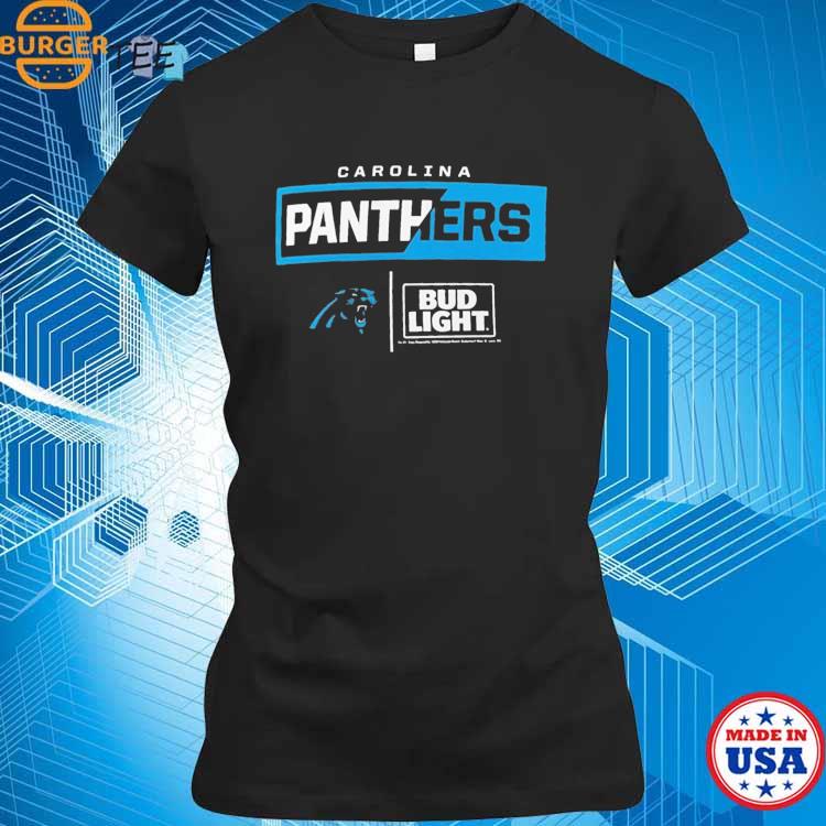 Official carolina Panthers Fanatics Branded Nfl X Bud Light T