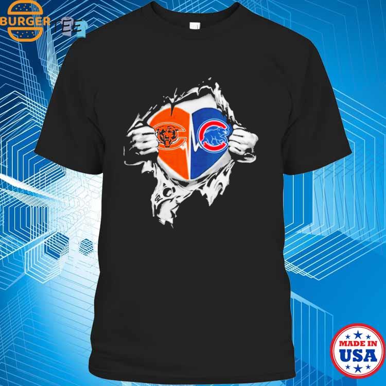 Chicago Bears Inside My Heart Chicago Cubs Shirt, hoodie, sweater, long  sleeve and tank top