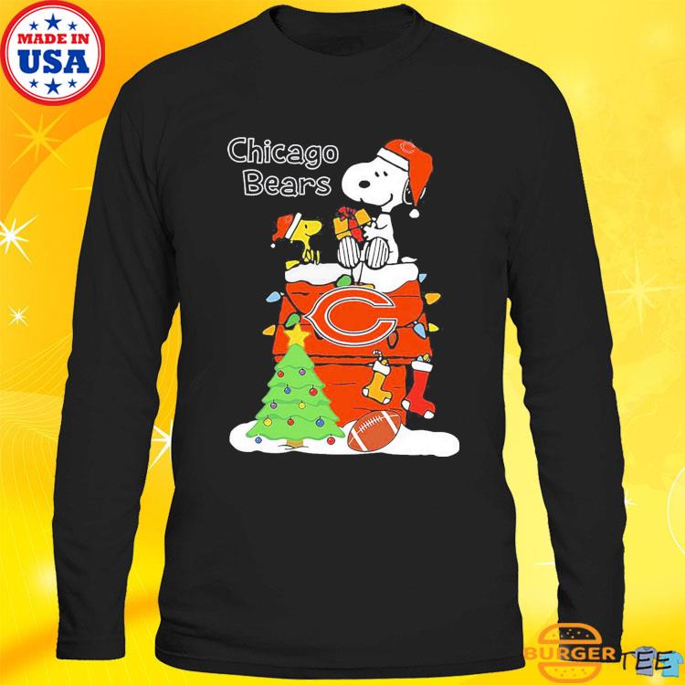 Snoopy Chicago Bears Christmas shirt, hoodie, sweater, long sleeve and tank  top