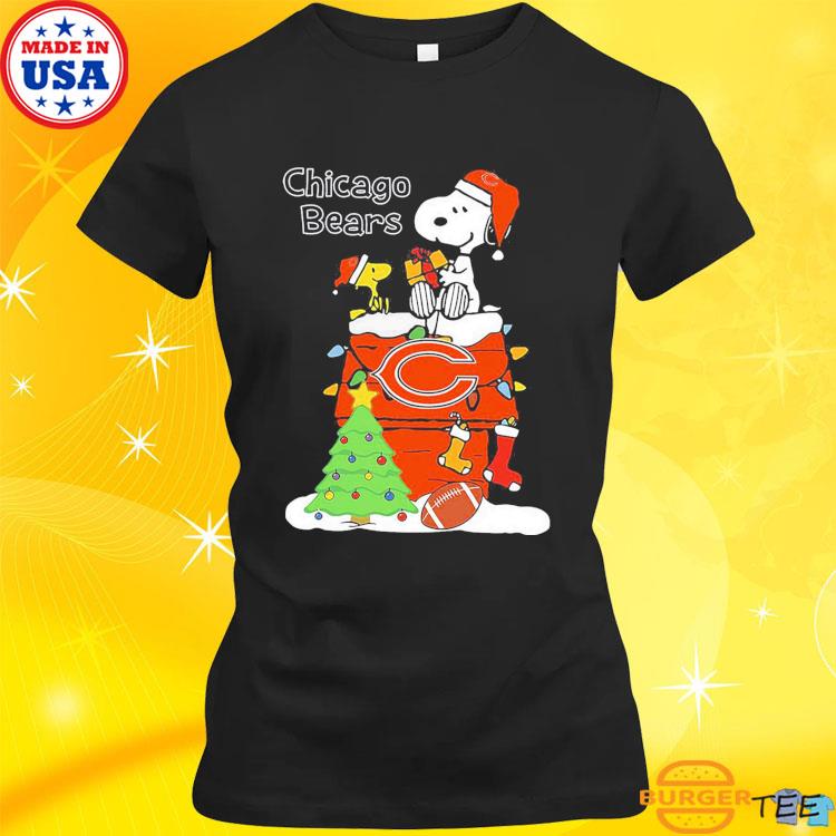 Snoopy Chicago Bears Christmas shirt, hoodie, sweater, long sleeve and tank  top