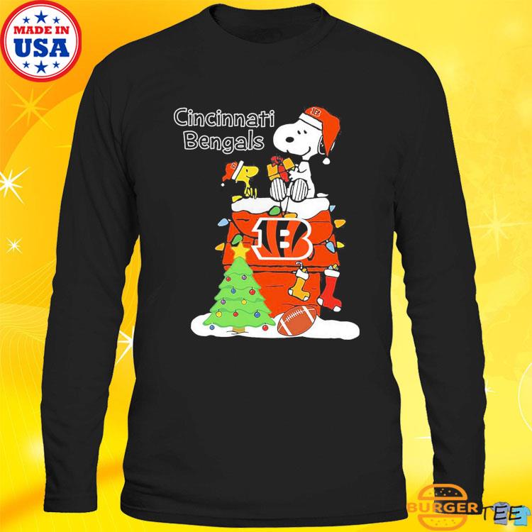 Snoopy Cincinnati Bengals Christmas shirt, hoodie, sweater, long