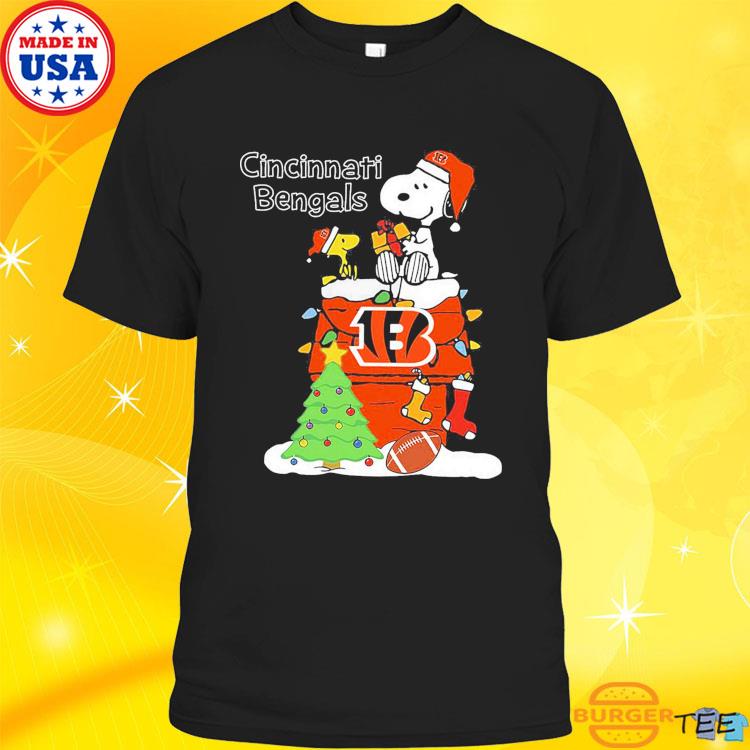 Snoopy Cincinnati Bengals Christmas shirt, hoodie, sweater, long sleeve and  tank top