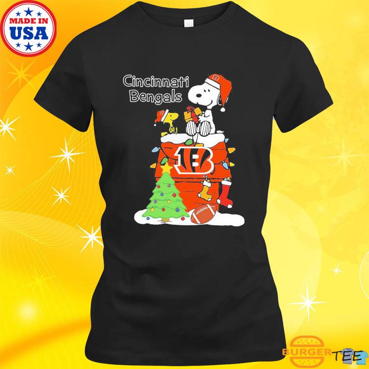 Snoopy Cincinnati Bengals Christmas shirt, hoodie, sweater, long sleeve and  tank top