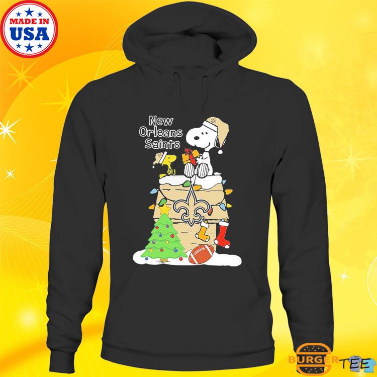 Happy Merry Christmas Snoopy New Orleans Saints logo gift shirt, hoodie,  sweater, long sleeve and tank top