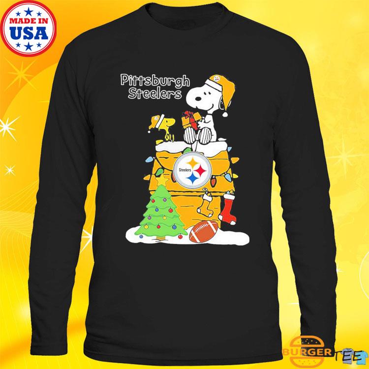 Happy Merry Christmas Snoopy Pittsburgh Steelers logo gift shirt, hoodie,  sweater, long sleeve and tank top