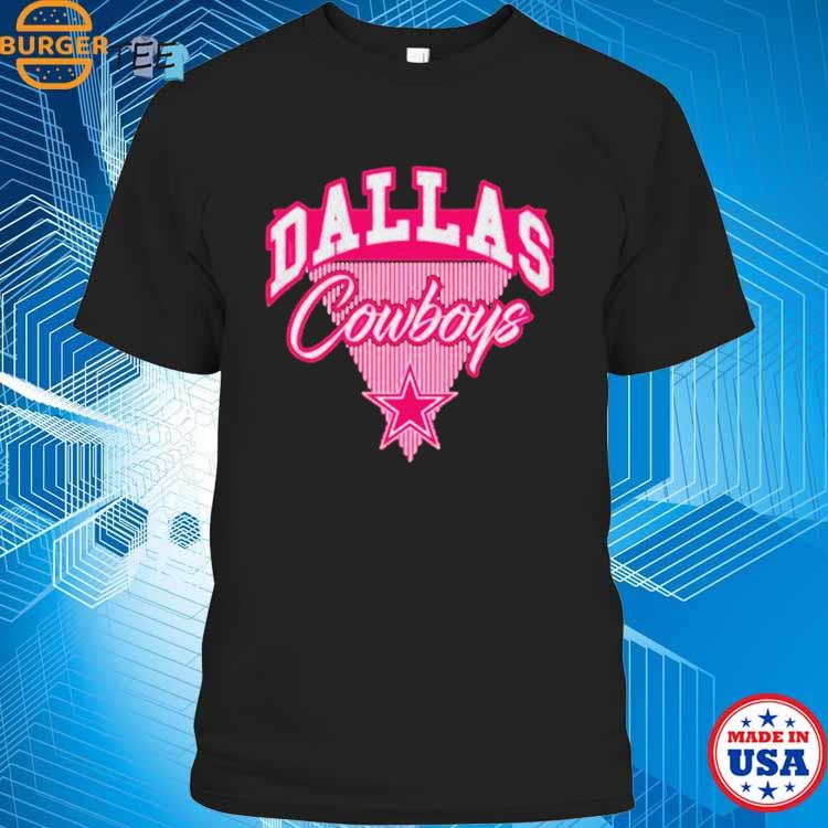 Dallas Cowboys Girls Youth Playtime Dolman T-Shirt - Pink