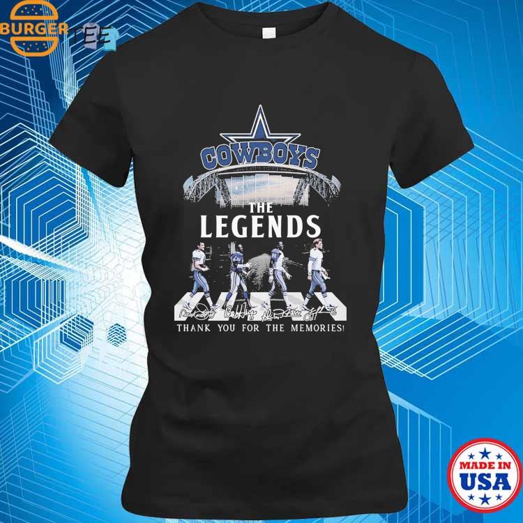 Official dallas Cowboys The Legends Thank You For The Memories Shirt,  hoodie, sweater, long sleeve and tank top