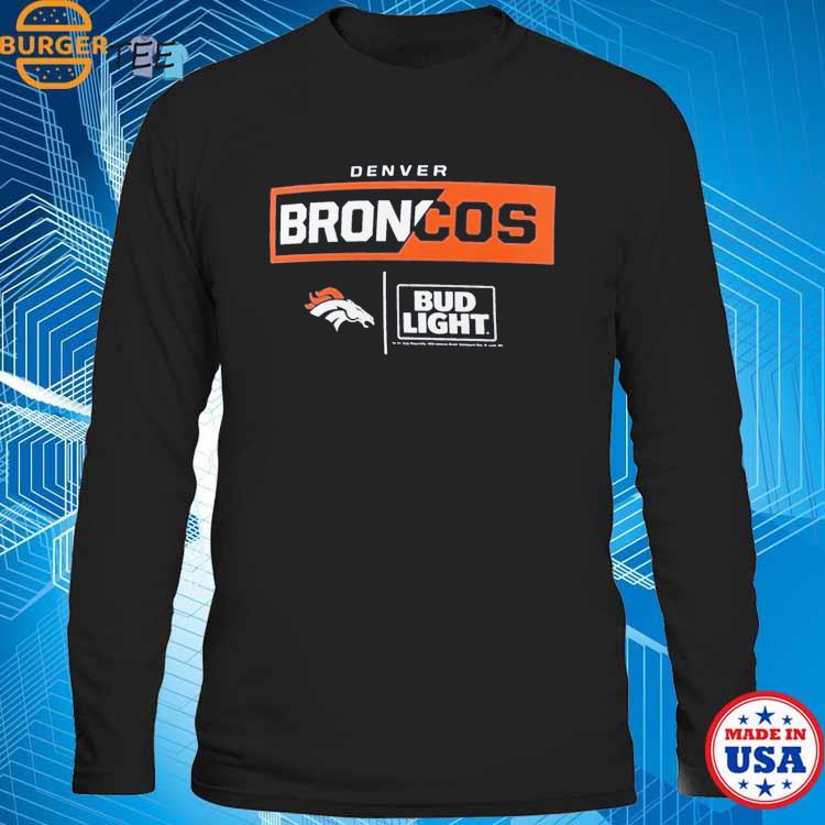 Denver Broncos Bud Light logo shirt, hoodie, sweater and v-neck t