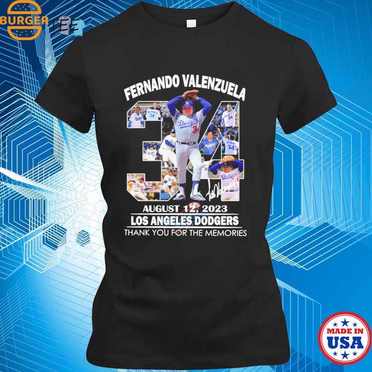 Official fernando Valenzuela Los Angeles Dodgers 2023 Memories T Shirt,  hoodie, sweater, long sleeve and tank top