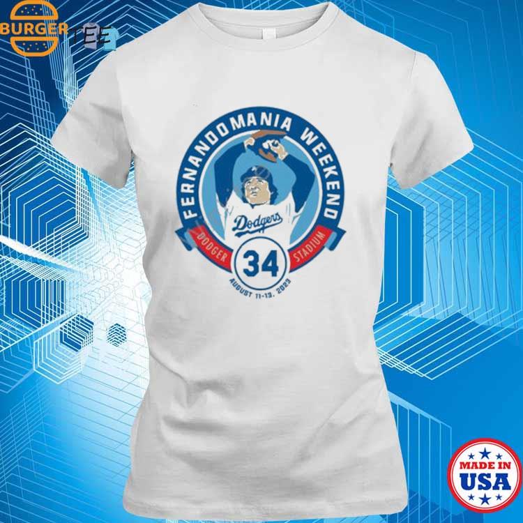 Fernandomania Weekend Dodger Stadium 34 t shirt, hoodie, longsleeve,  sweatshirt, v-neck tee