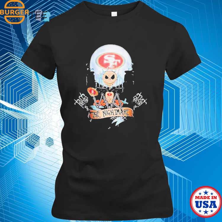 San Francisco 49Ers Nfl Jack Skellington Halloween 3D Hoodie Football Team  Apparel