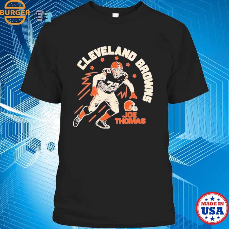 Joe Thomas Cleveland Browns Homage Retired Player Caricature Shirt