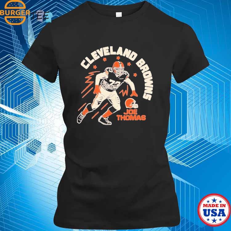 Joe Thomas Cleveland Browns Homage Retired Player Caricature Shirt