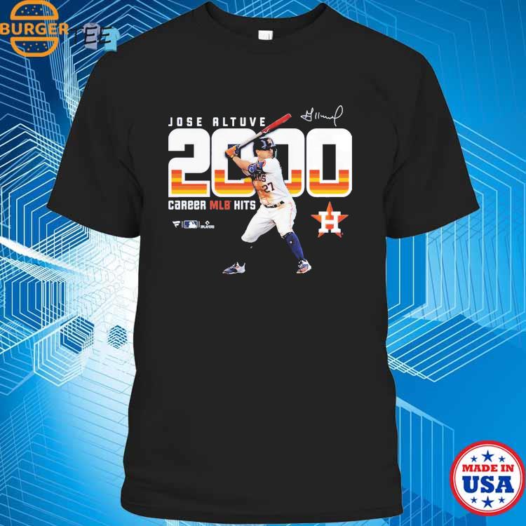 Jose Altuve Houston Astros Fanatics Branded 2000 Career Hits