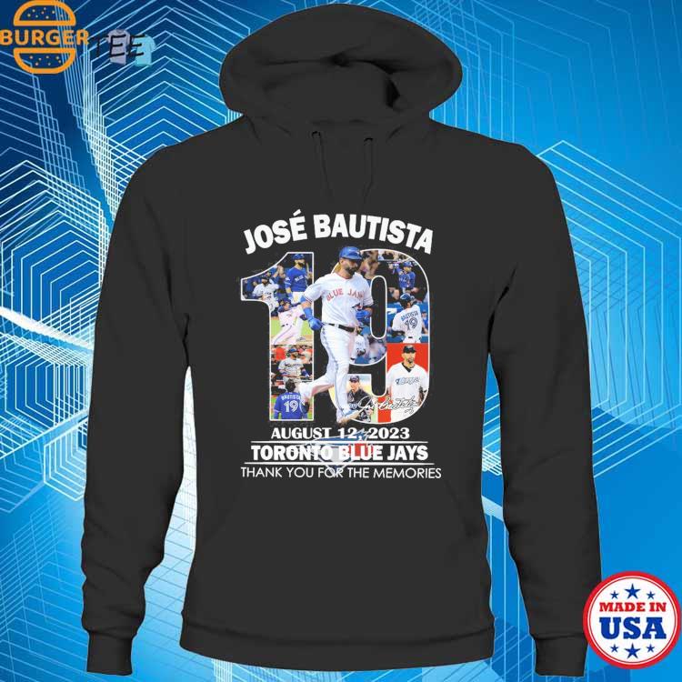 Jose Bautista T Shirt Best Jose Bautista Shirt Toronto Blue Jays Shirt Jose  Bautista Blue Jays Sweatshirt Thank You For The Memories 2023 Blue Jays  Jose Bautista Hoodie - Laughinks