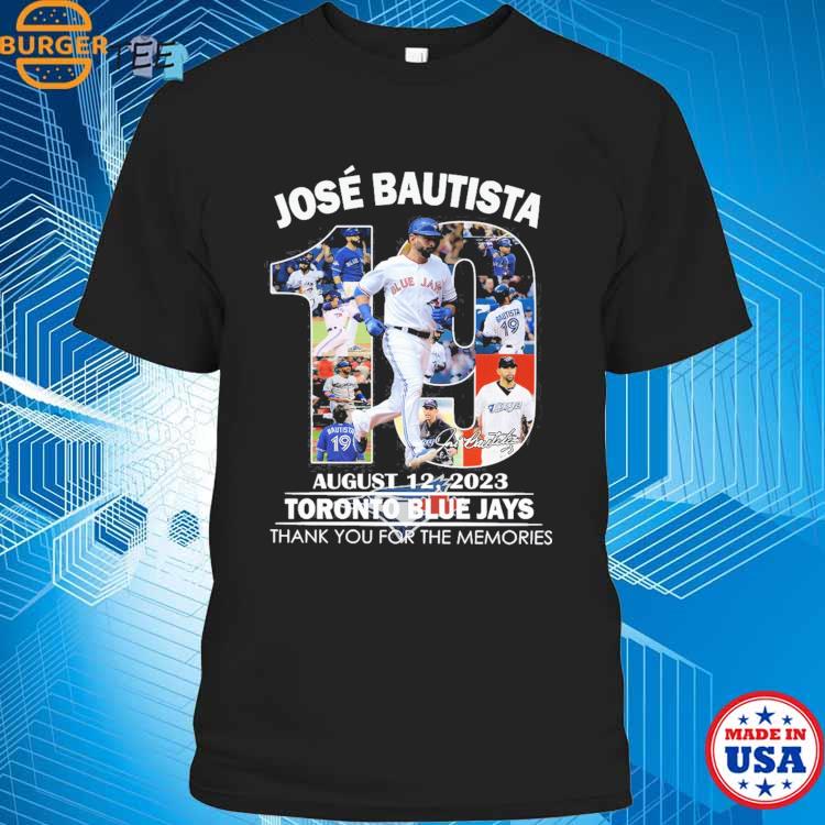 Jose Bautista T Shirt Best Jose Bautista Shirt Toronto Blue Jays Shirt Jose  Bautista Blue Jays Sweatshirt Thank You For The Memories 2023 Blue Jays  Jose Bautista Hoodie - Laughinks