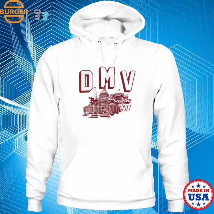 Official washington commanders dmv T-shirt, hoodie, sweater, long