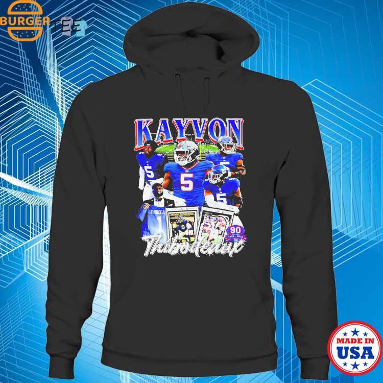 Kayvon Thibodeaux 5 New York Giants football retro poster shirt, hoodie,  sweater, long sleeve and tank top