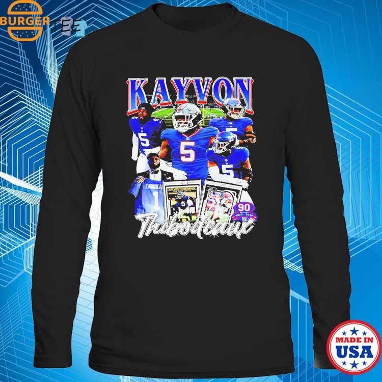 Kayvon Thibodeaux 5 New York Giants football retro poster shirt, hoodie,  sweater, long sleeve and tank top