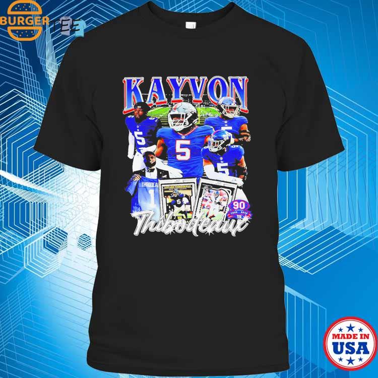 Kayvon Thibodeaux 5 New York Giants football retro poster shirt, hoodie,  sweater, long sleeve and tank top