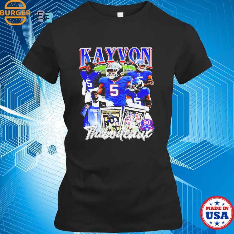 Kayvon Thibodeaux 5 New York Giants football retro poster shirt, hoodie,  sweater, long sleeve and tank top