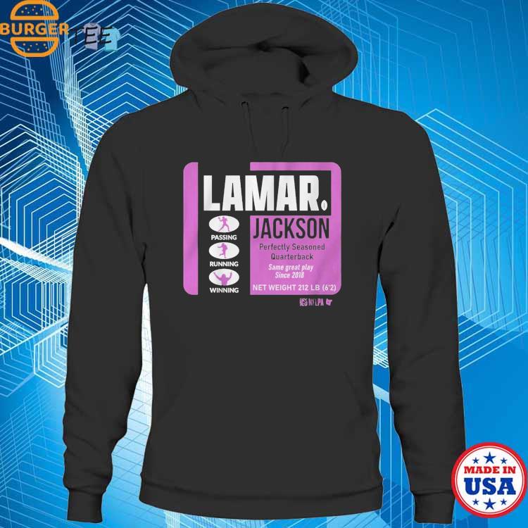 Lamar Jackson Perfectly Seasoned Shirt, hoodie, sweater, long