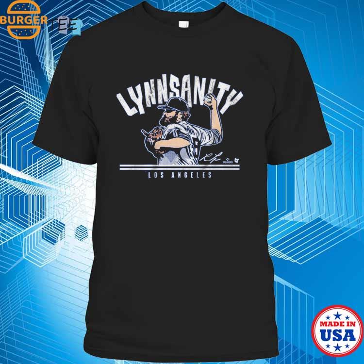 Lance Lynn: LA Lynnsanity - Los Angeles Baseball Long Sleeve T-Shirt