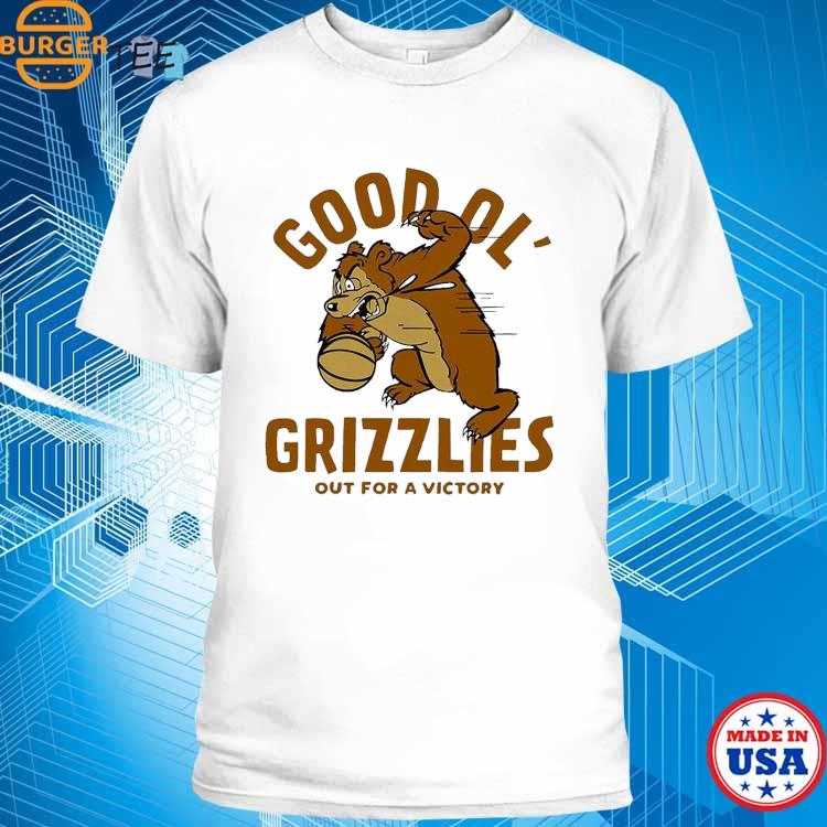 Montana Good Ol Grizzlies Vintage Basketball Out For A Victory