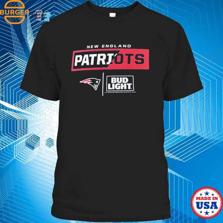 New England Patriots Fanatics Branded Nfl X Bud Light T Shirt -  Reallgraphics