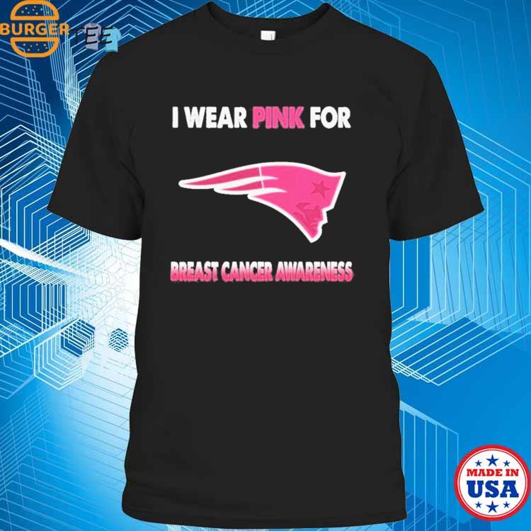 New England Patriots I Wear Pink For Breast Cancer Awareness shirt, hoodie,  sweater, long sleeve and tank top