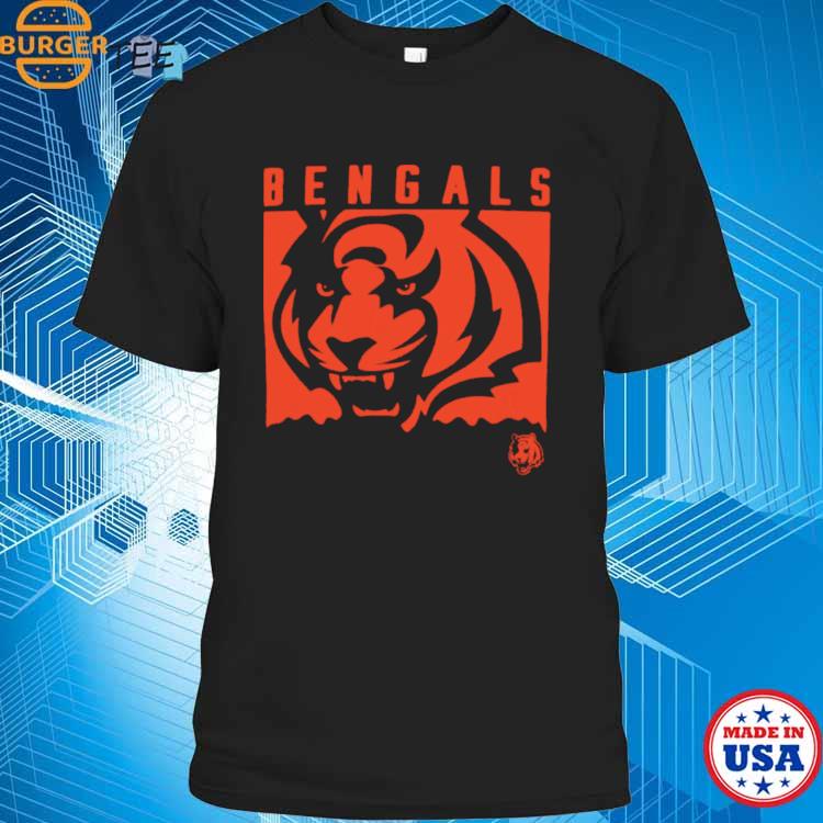 Nfl Team Apparel Youth Cincinnati Bengals Liquid Camo Shirt - Peanutstee