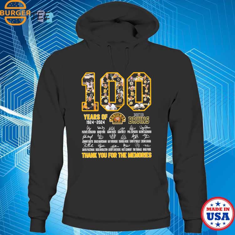 100 Years Of 1924 – 2024 Boston Bruins Thank You For The Memories