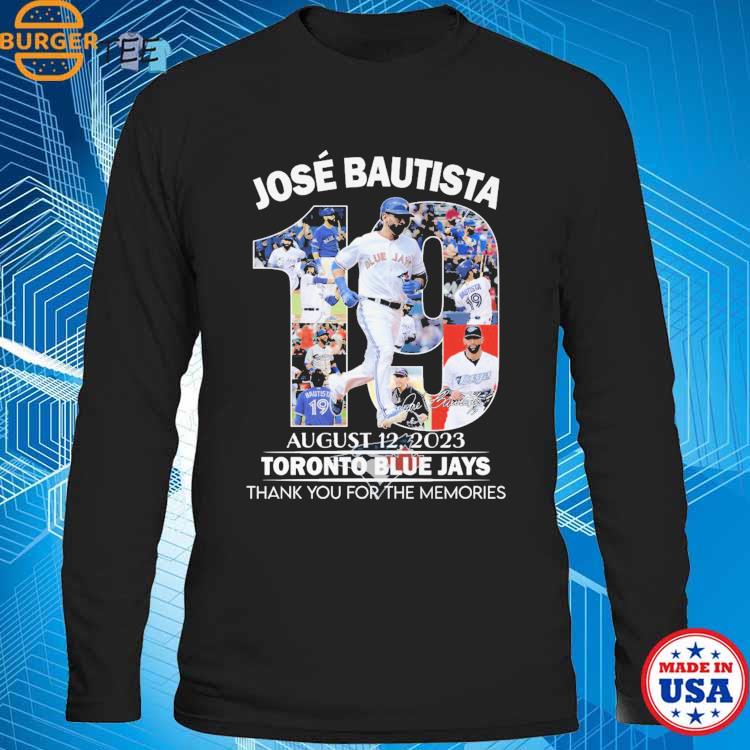 Toronto Blue Jays 19 Jose Bautista Thank You For The Memories