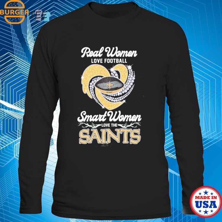 Official Ladies New Orleans Saints Long Sleeved T-Shirts, Ladies