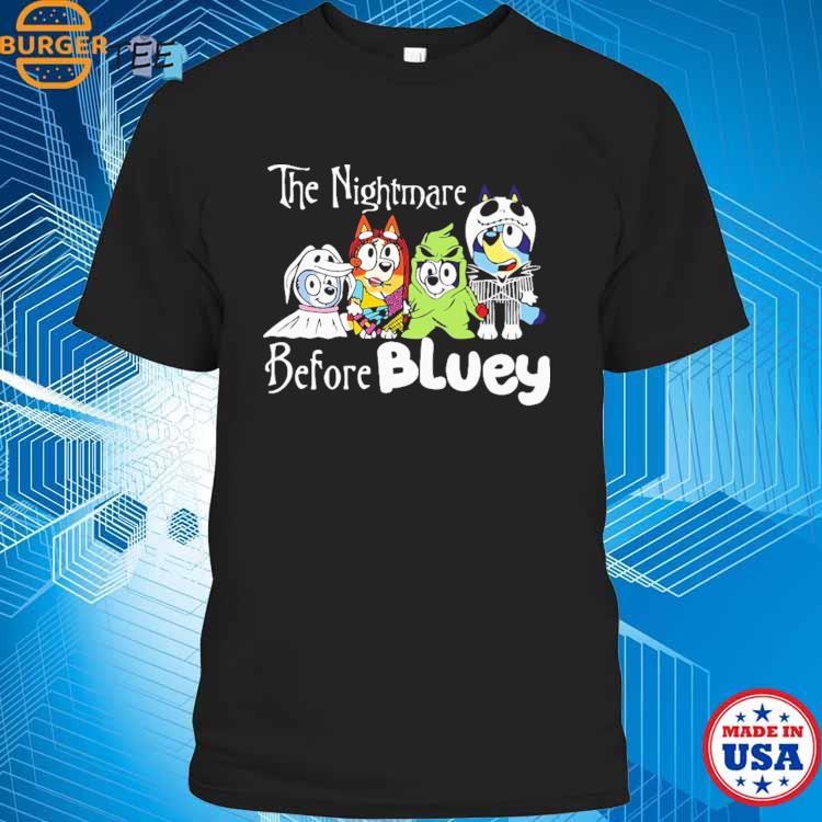 The Nightmare Before Bluey Halloween T-Shirt