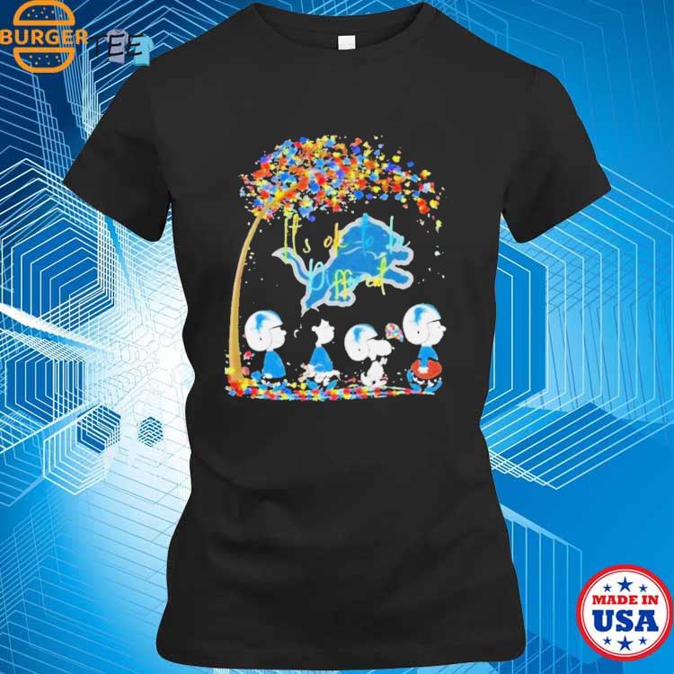 Detroit Lions Peanuts Snoopy Charlie Brown And Woodstock Shirt -  High-Quality Printed Brand