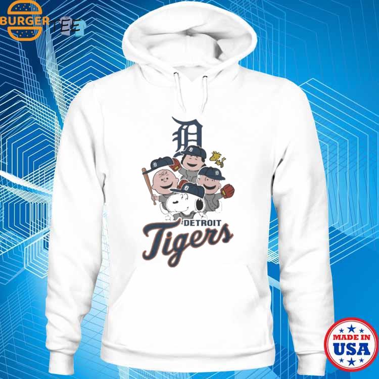 Official Peanuts Mlb Detroit Tigers Snoopy And Friends 2023 Shirt