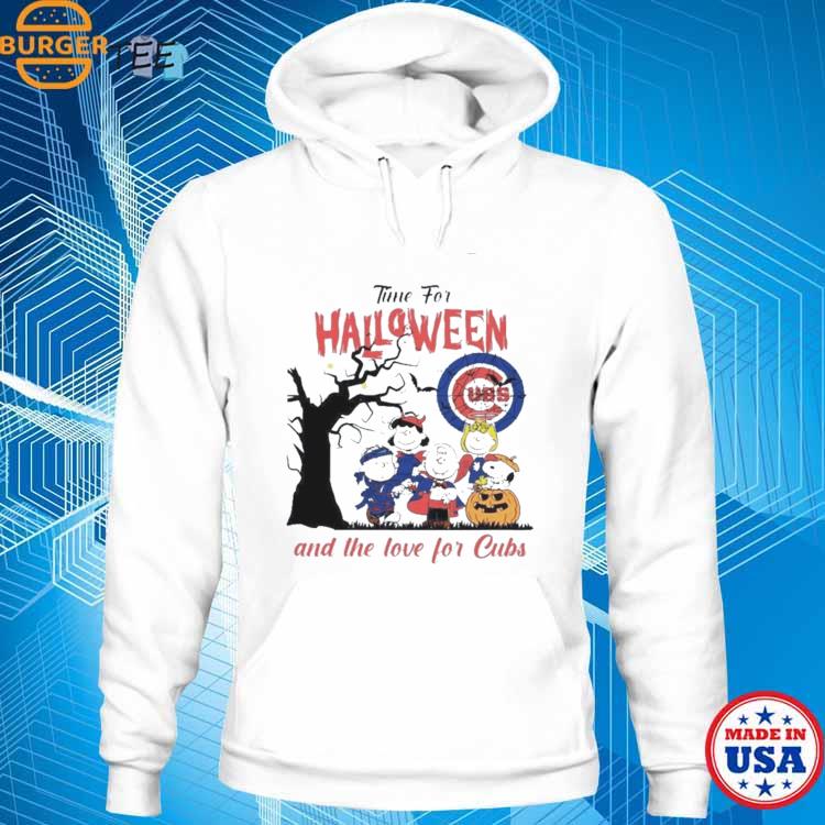 Peanuts Time For Halloween And The Love For Chicago Cubs Logo 2023