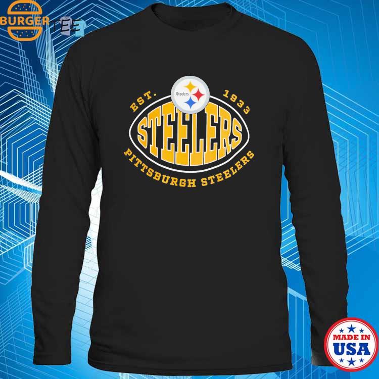 NFL Pittsburgh Steelers Men's Transition Black Long Sleeve T-Shirt - S