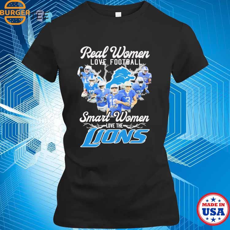 Real women love baseball smart women love the Detroit Lions 2023 shirt,  hoodie, longsleeve tee, sweater