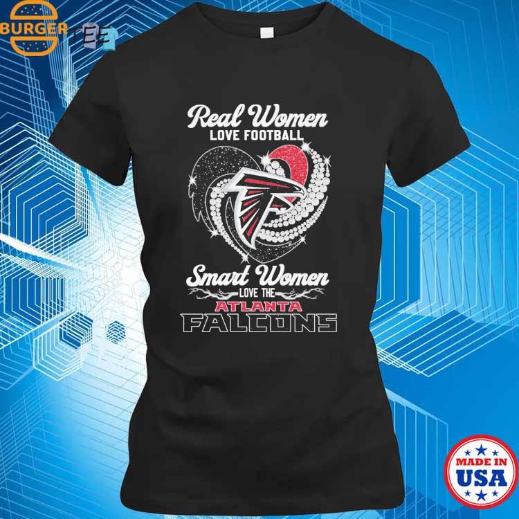 Real women love football smart women love the Atlanta Falcons 2023 logo  shirt, hoodie, sweater, long sleeve and tank top