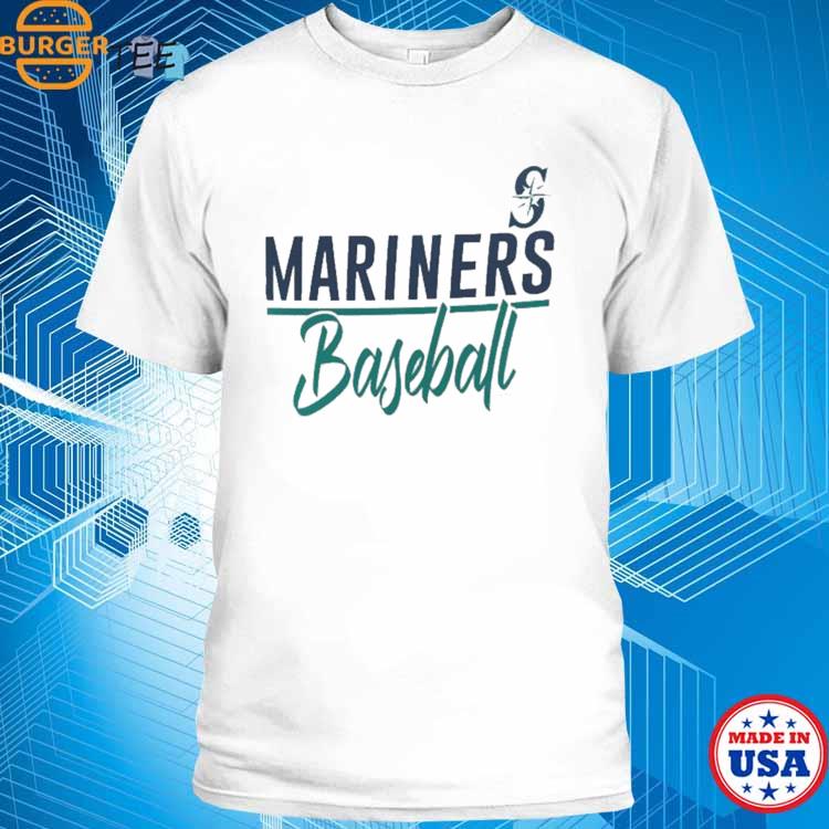 Women's G-III 4Her by Carl Banks White Seattle Mariners City Graphic V-Neck Fitted T-Shirt Size: Extra Large