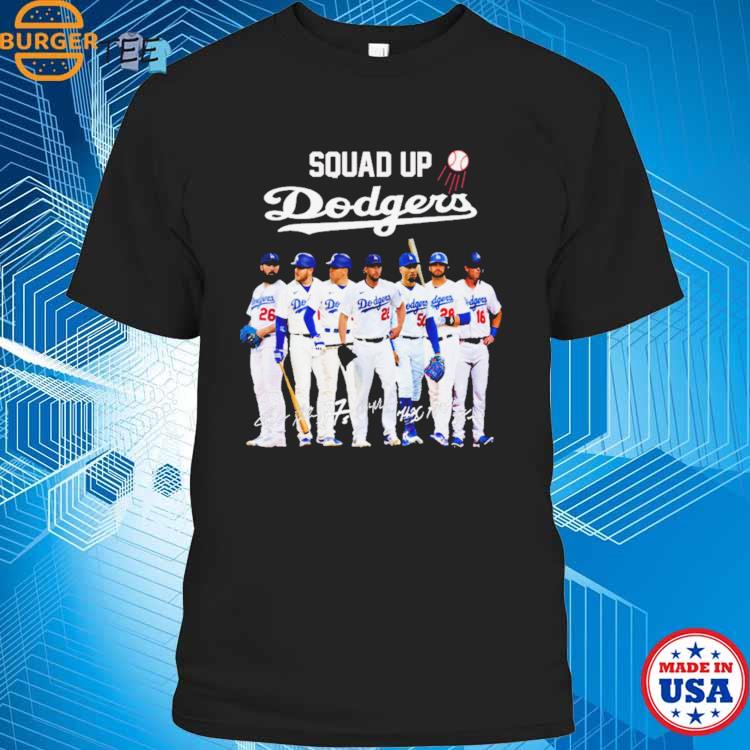 Official squad up Dodgers mlb team T-shirt, hoodie, sweater, long