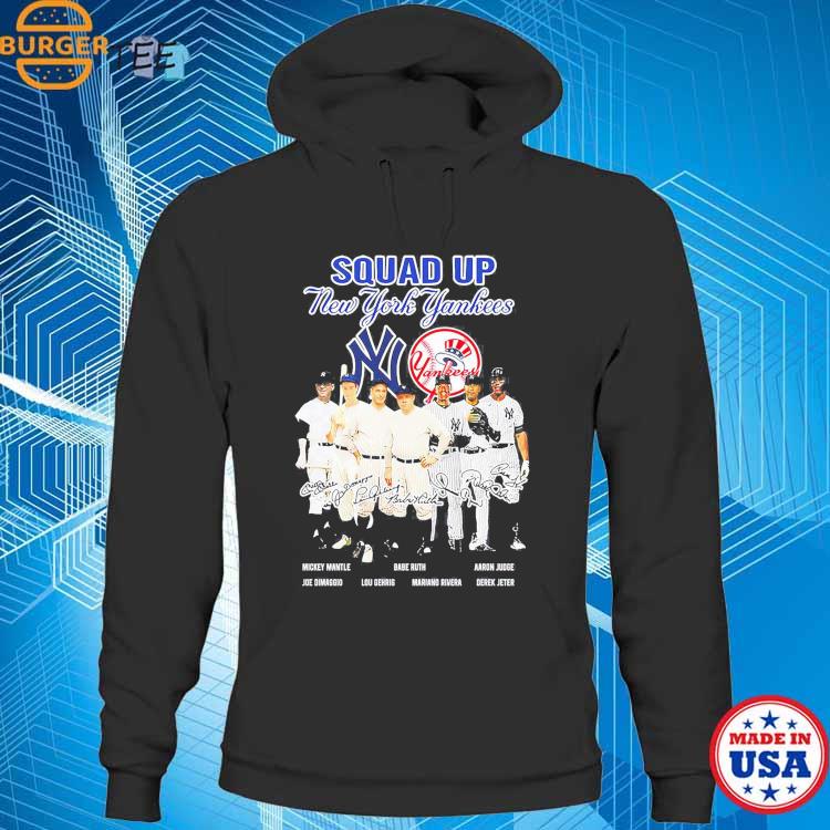 Squad Up New York Yankees Team Baseball Signatures shirt, hoodie, sweater,  long sleeve and tank top