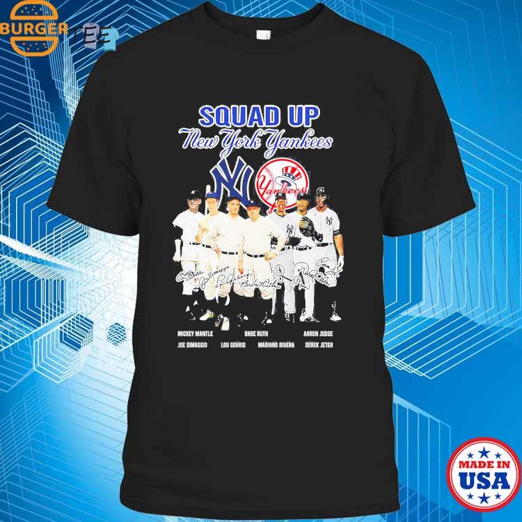 Squad Up Ny Yankees Baseball Team Signature Shirt, hoodie, sweater