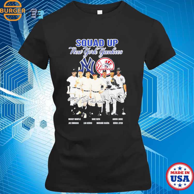 Squad Up Ny Yankees Baseball Team Signature Shirt, hoodie, sweater